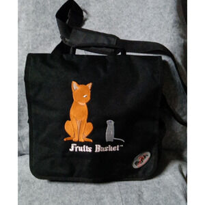 Fruits Basket Messenger Bag Cat & Rat Embroidered Anime Shoulder Satchel